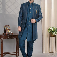 Premium Men's Indo Western for Wedding & Party Wear | SNA-MIN11460