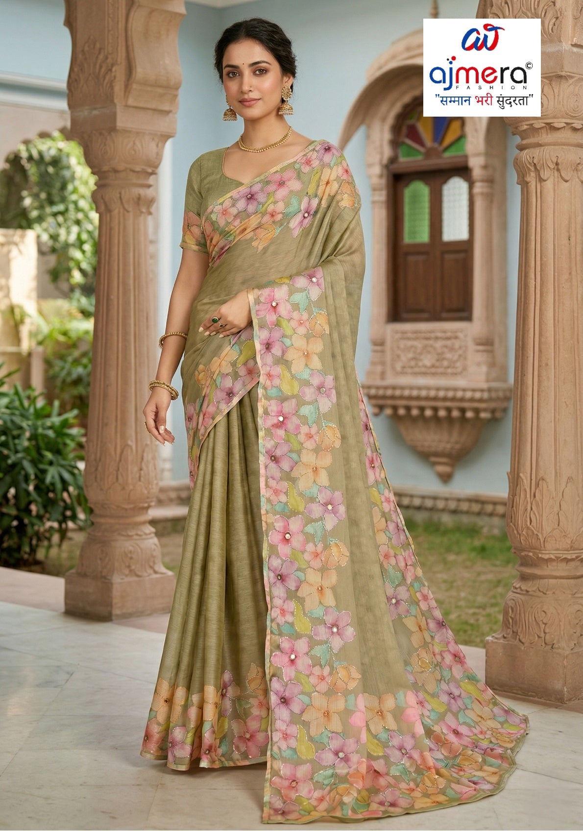 Trendy Printed Saree with Blouse Piece for Women’s Ethnic Wardrobe  | RMF-SAANVIKA VOL-2