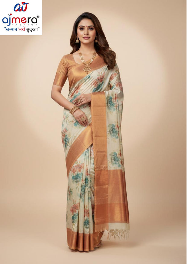 Stylish Jacquard Silk Saree with Blouse Piece for Festive Collection | ADL-MAYUR SOFTY