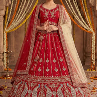 Hand Work And Beads Work Lehenga Choli With Dupatta Manufacturer Supplier Exporter|ABF-HASHTAG