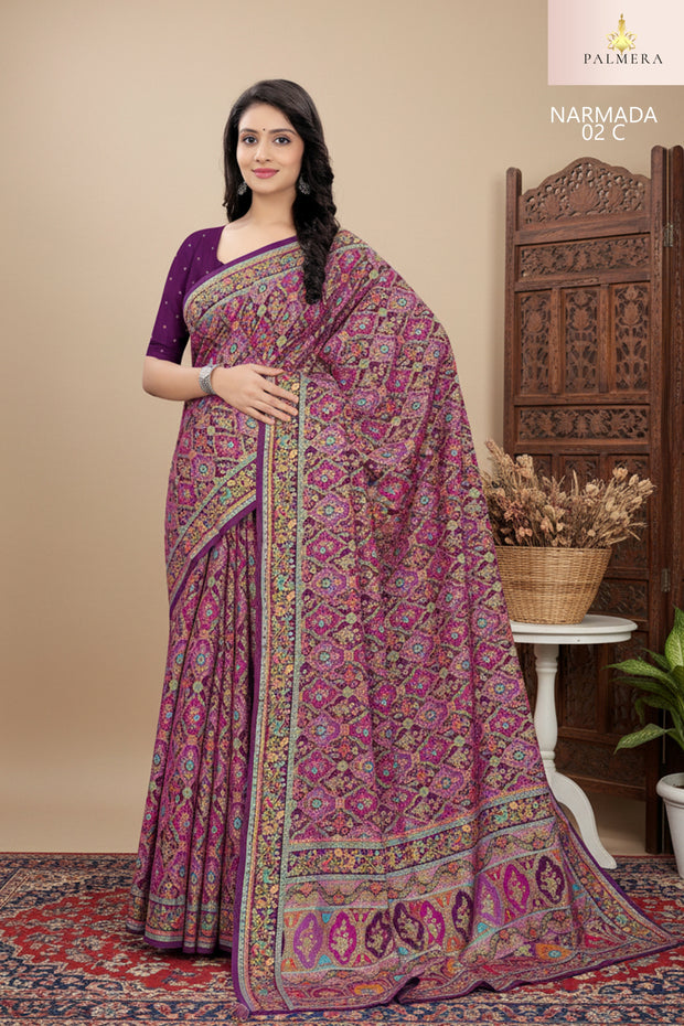 Palmera Saree Wholesaler and Palmera Saree Supplier | ALL-NARMADA-02