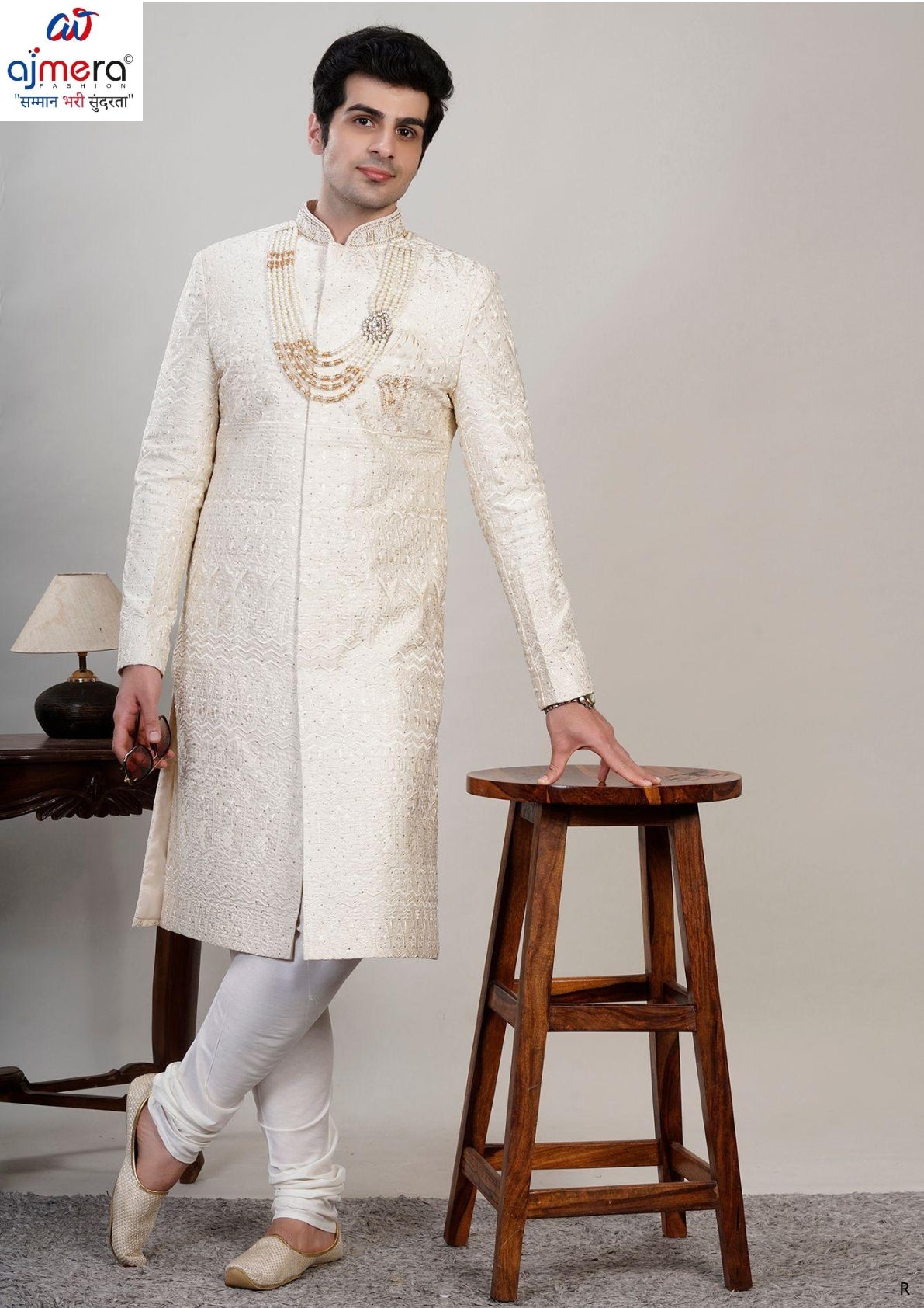 Mens Sherwani Wholesaler for Retailers | SNA-MSW11314