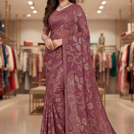 Chic Printed Saree with Blouse Piece for Sophisticated Ethnic Style  | RDD-SOFIA VOL-02