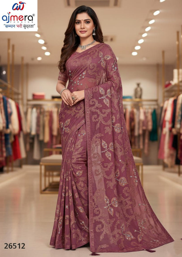 Chic Printed Saree with Blouse Piece for Sophisticated Ethnic Style  | RDD-SOFIA VOL-02