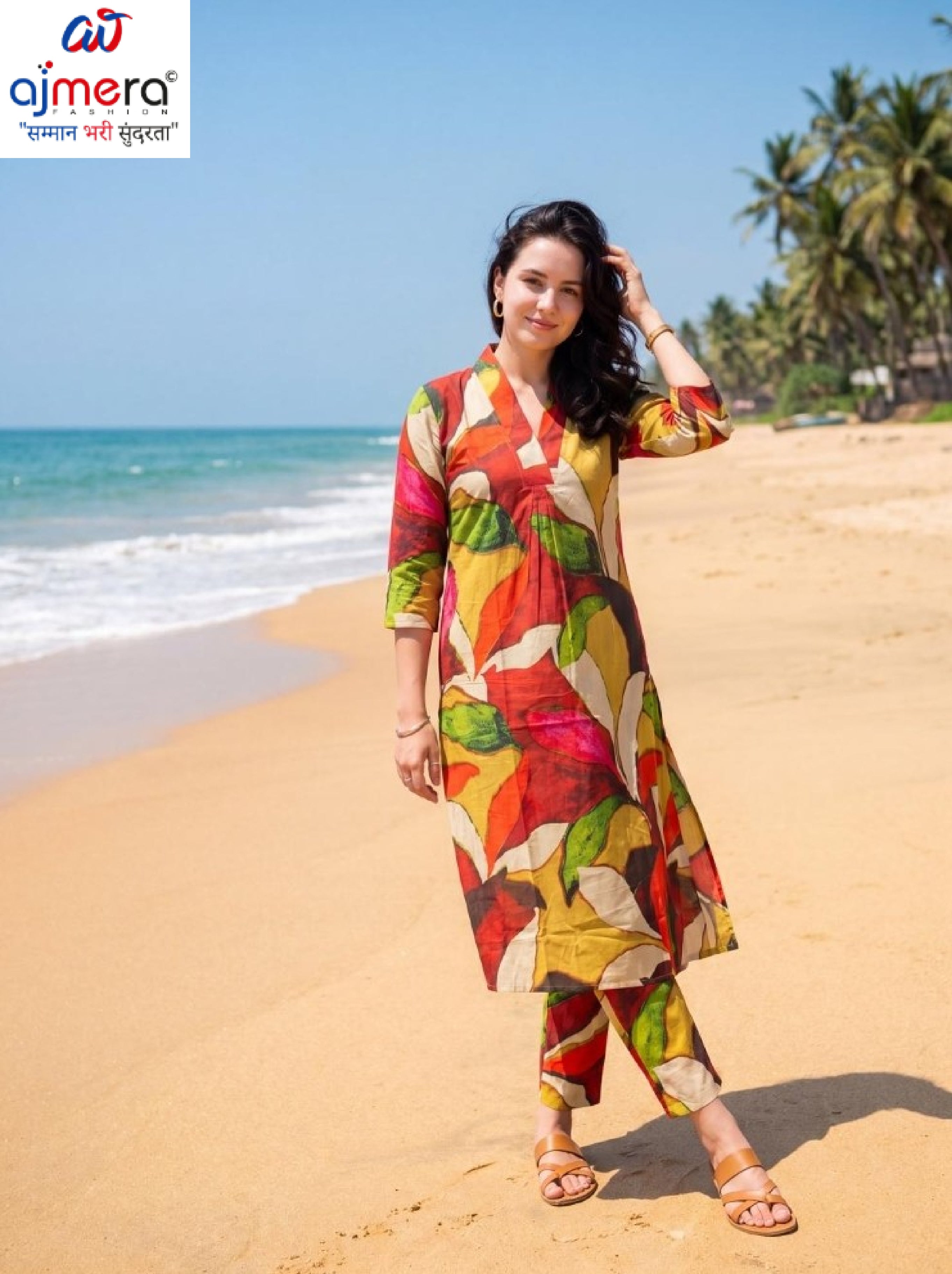 Designer Premium Ethnic Kurti Set for Women | INDO-KS0ML13142