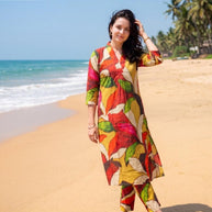 Designer Premium Ethnic Kurti Set for Women | INDO-KS0ML13142