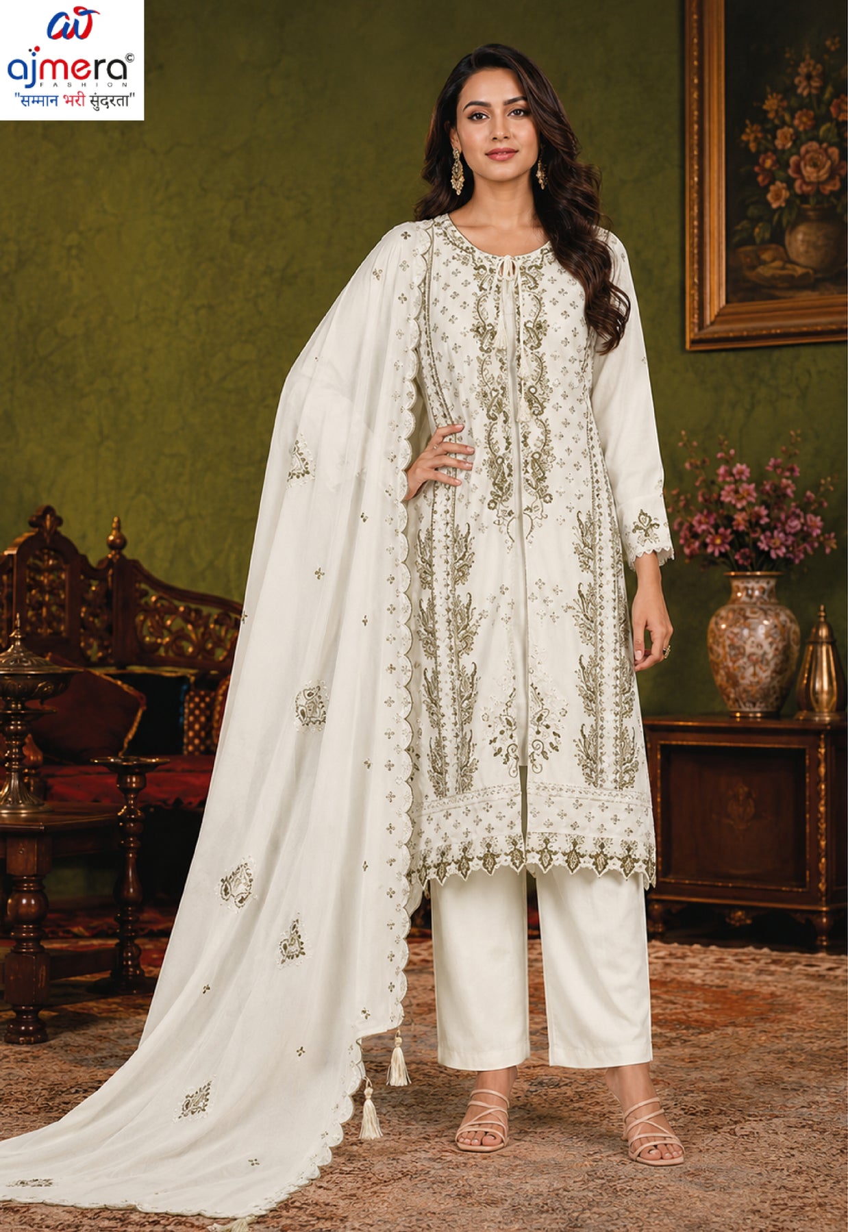 Designer Premium Pakistani Designer Suit for Women | JPF-4209
