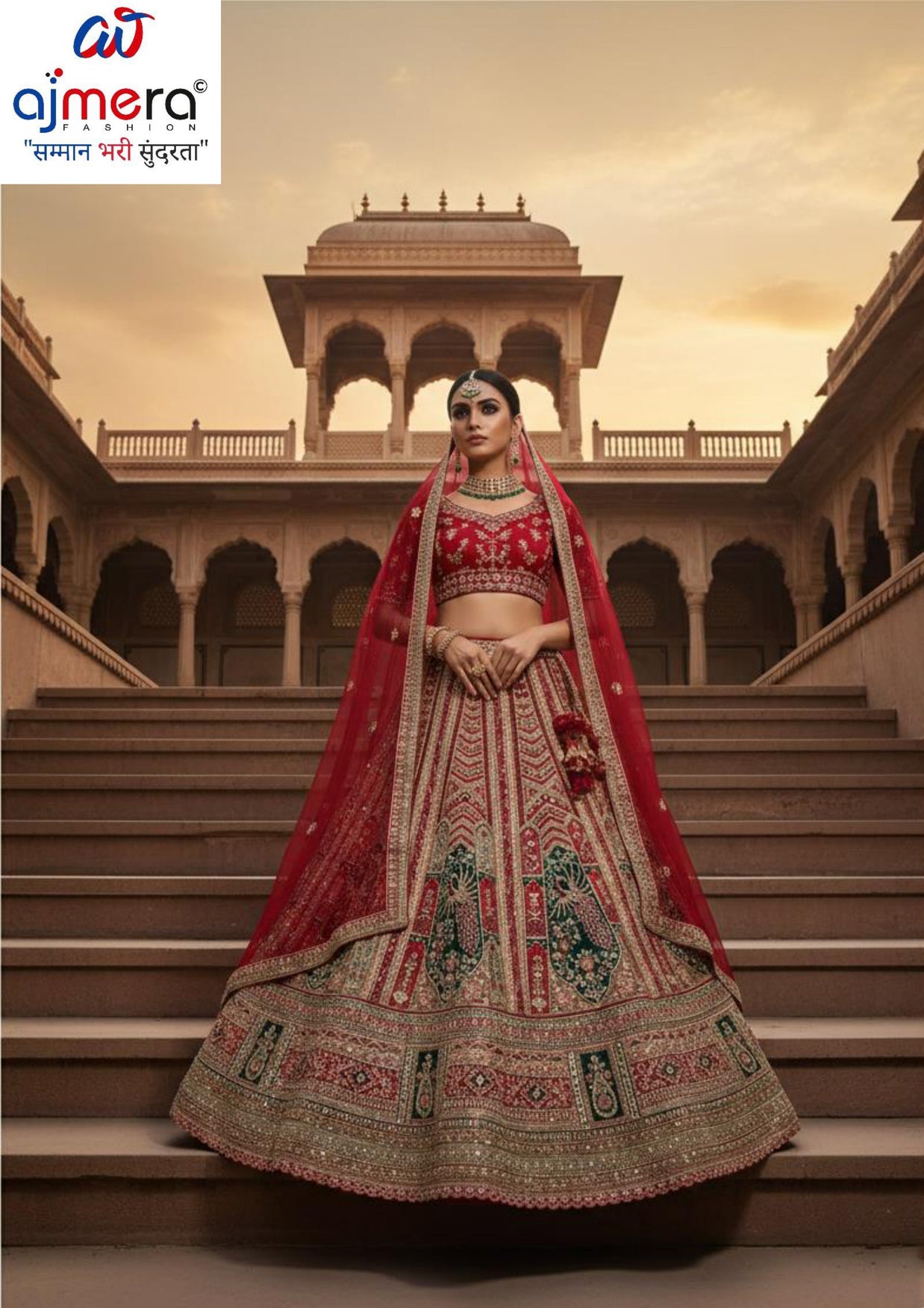Best Silk Embroidery Sequence Work Lahenga Manufacturer in India | SRY-R1003