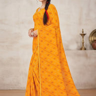 Premium Printed Saree with Matching Blouse Piece for Ethnic Elegance | GLC-SHADI COM