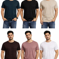 Premium Men's T-Shirt for Casual & Daily Wear | RGR-JACQUARD HALF-31