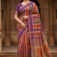 Fancy Cotton Saree with Without Blouse for Premium Ethnic and Traditional Wear | NTE-CADBURY