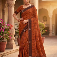 Contemporary Printed Saree with Blouse Piece for Premium Wear | SSR-ANTRA