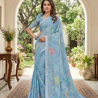 Fashionable Printed Saree with Blouse Piece for Festive Collection  | RDD-GANVITHA VOL-2