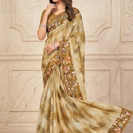 Chic Printed Saree with Blouse Piece for Sophisticated Ethnic Style | PRM-MISS UNIVERSE