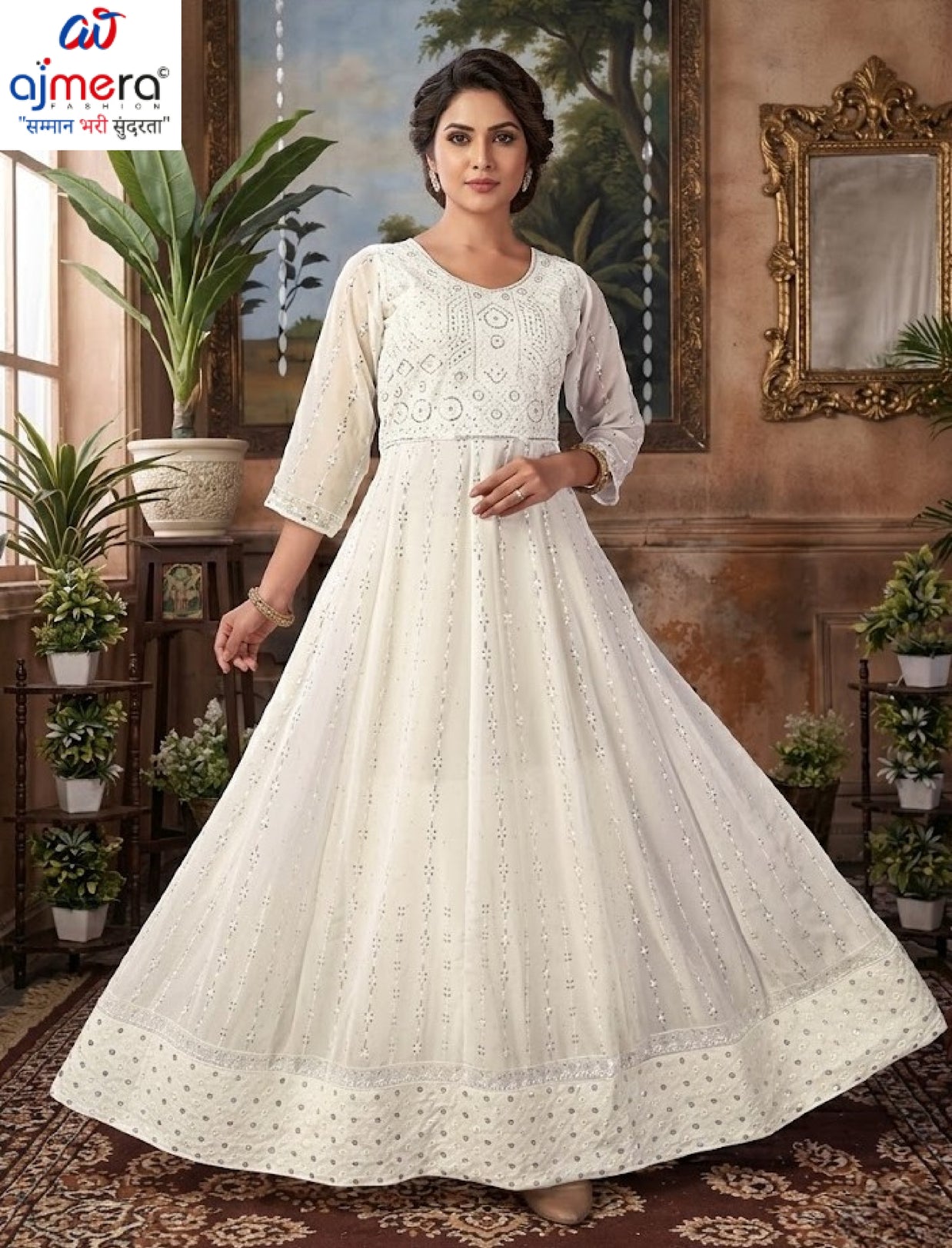 Elegant Jorjet Designer Party Wear Gown for Women | SHP-4728