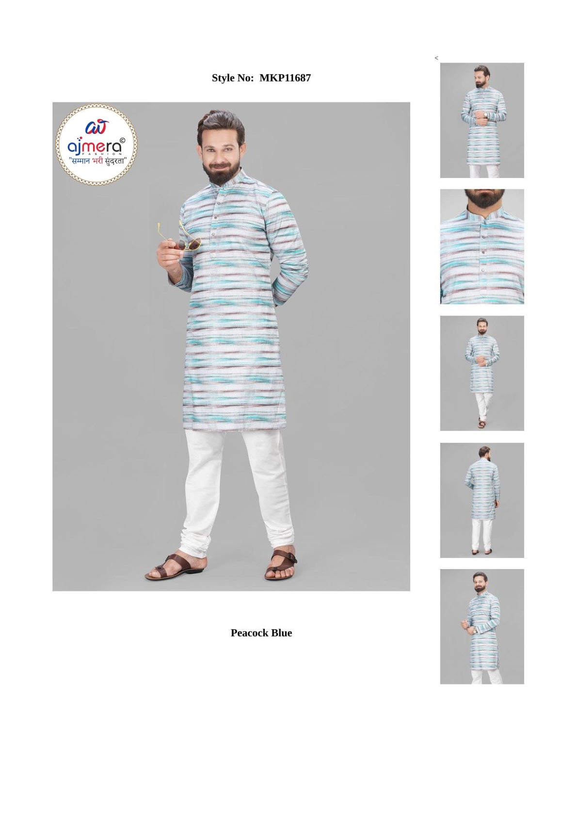 Premium Men's Kurta & Pajama for Wedding & Festive Wear | SNA-MKP11687