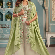 Elegant Georgette Designer Party Wear Gown for Women | KTX-MASTAANI