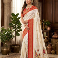 Bangal Era Nylon Saree with Blouse for Premium Ethnic and Designer Wear | ALL-BANGAL ERA-116
