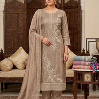 Premium Designer Semi-Stitched Suit Set | JPF-8117