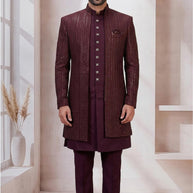 Premium Men's Indo Western for Wedding & Party Wear | SNA-MIN11557
