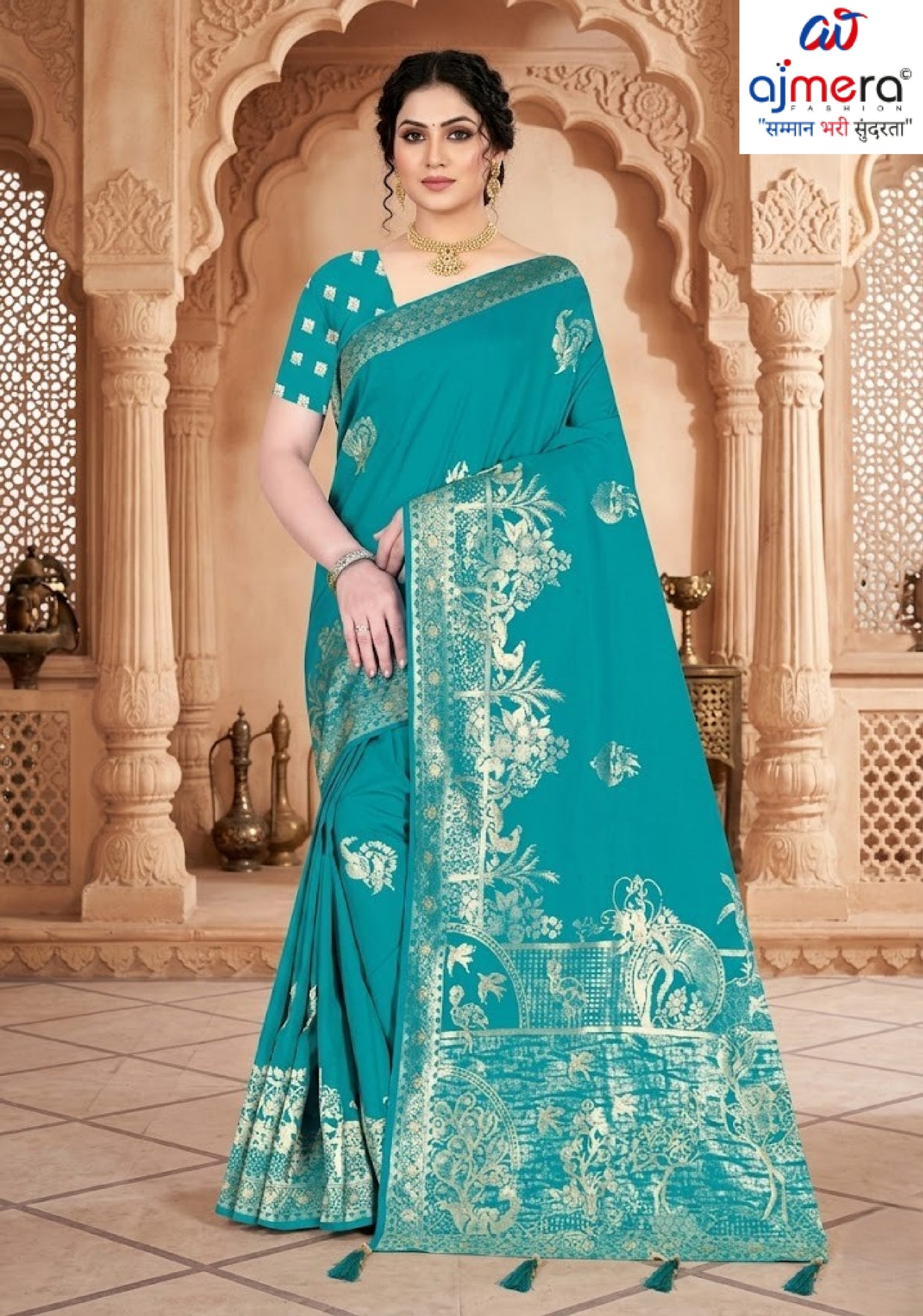 Stylish Jacquard Silk Saree With Blouse Piece | TUL-HUMJOLI SILK VOL-21