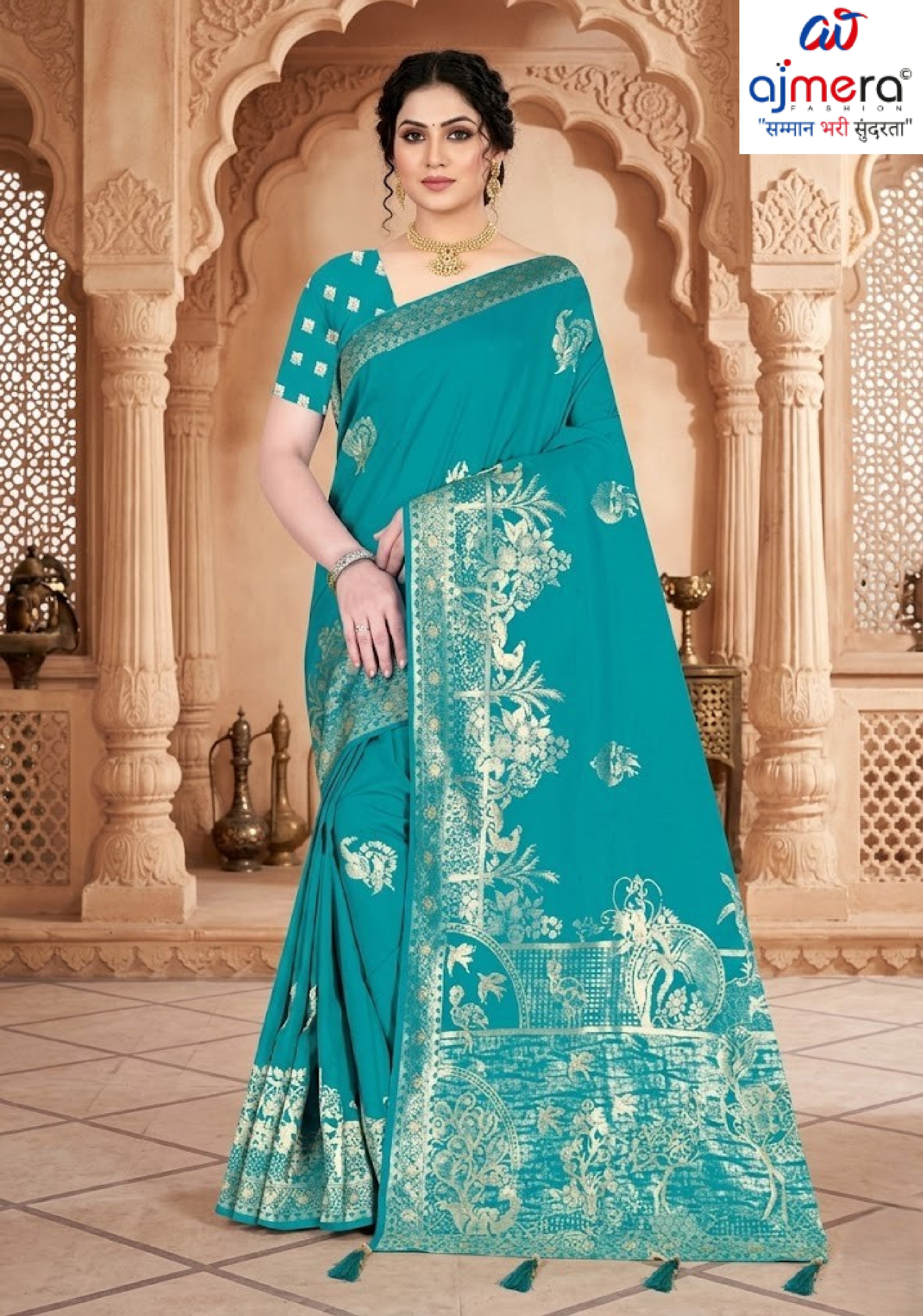 Stylish Jacquard Silk Saree With Blouse Piece | TUL-HUMJOLI SILK VOL-21