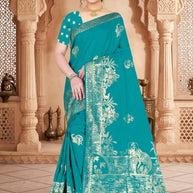 Stylish Jacquard Silk Saree With Blouse Piece | TUL-HUMJOLI SILK VOL-21