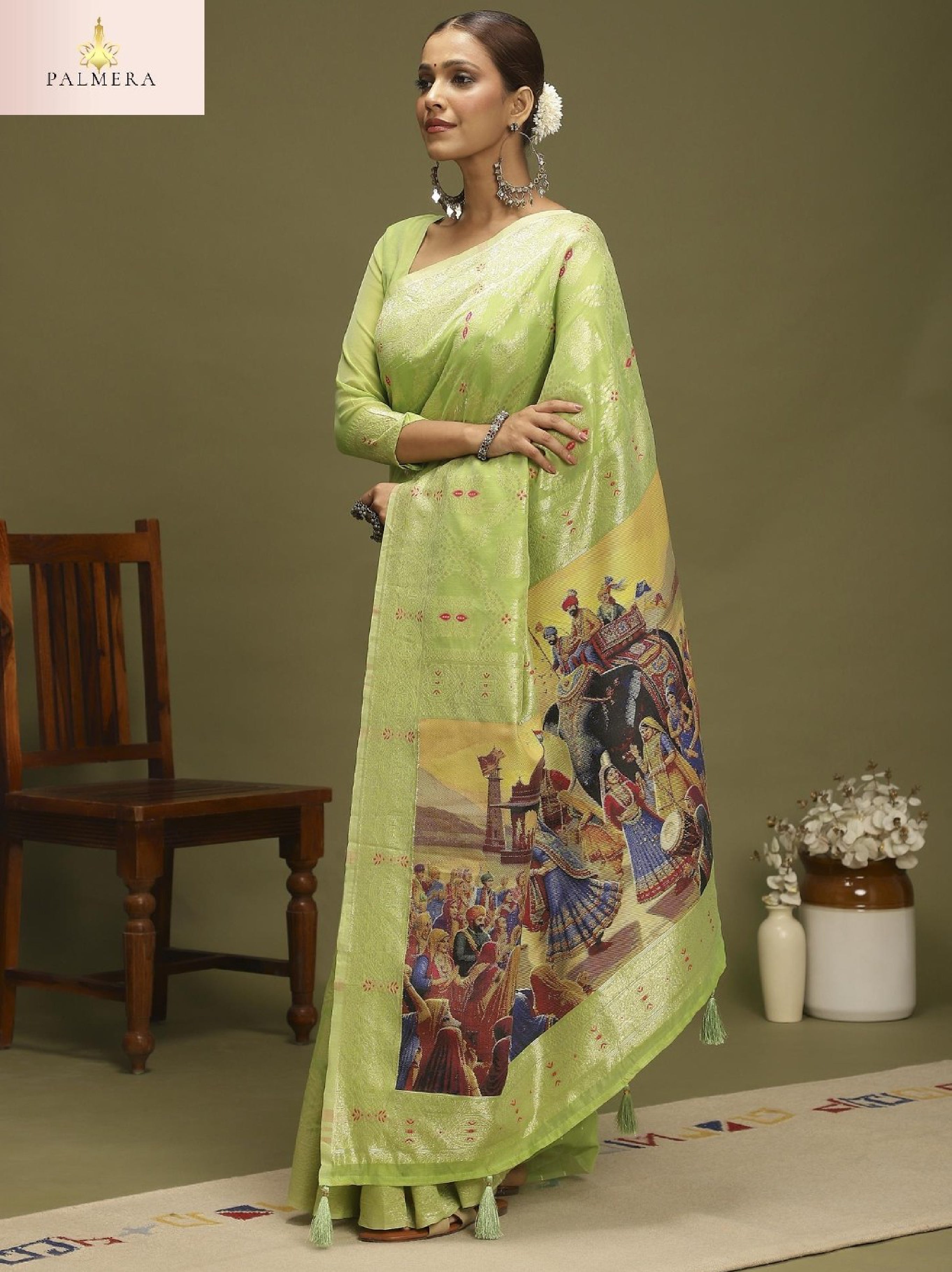 Palmera Saree Wholesaler and Palmera Saree Supplier | ALL-VANAYA-08