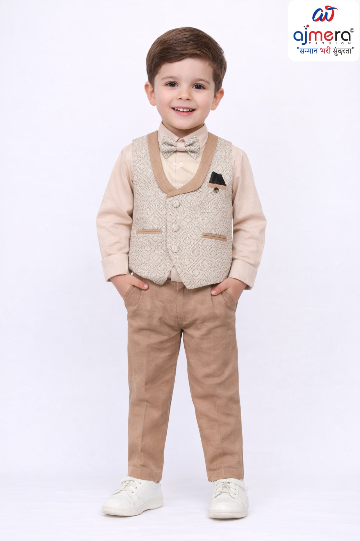 Designer Boys Pant Shirt Koti Wholesale Collection | JDW-4659