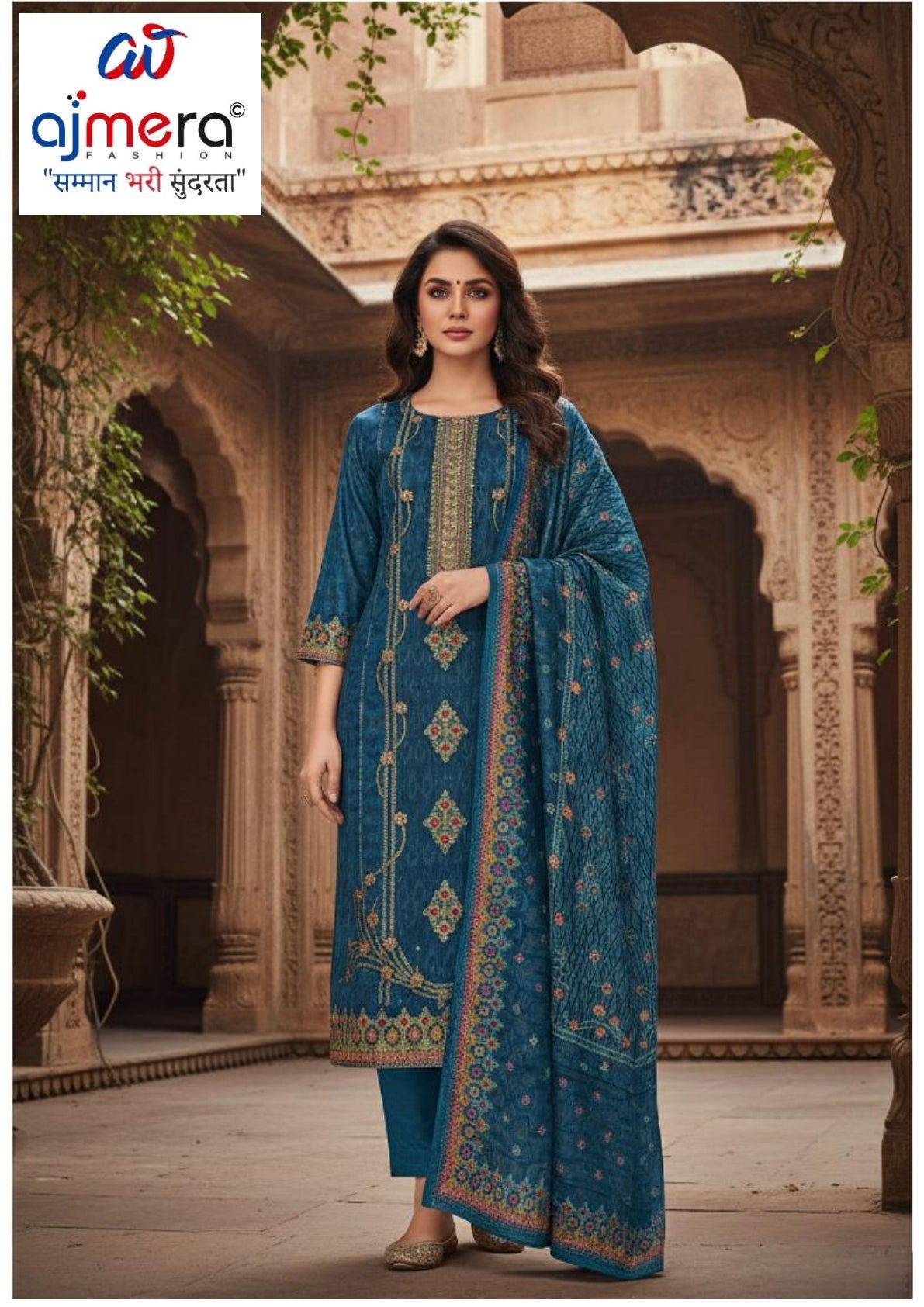 Designer Avni Pakistani Embroidered Suit for Women | SWE-AVNI-5979