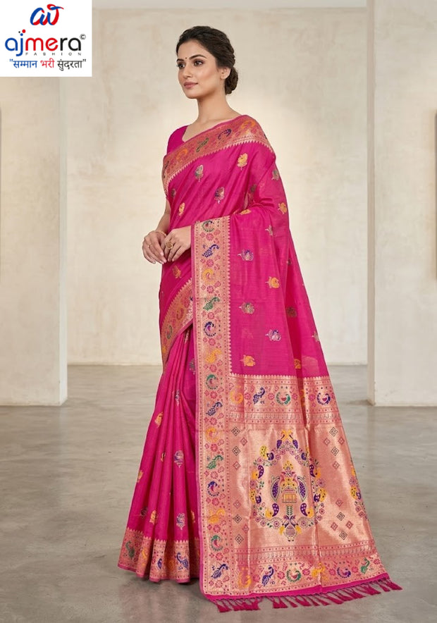 Exclusive Jacquard Silk Saree with Blouse Piece for Premium Cultural Wear | TUL-SAFARI COTTON VOL-02