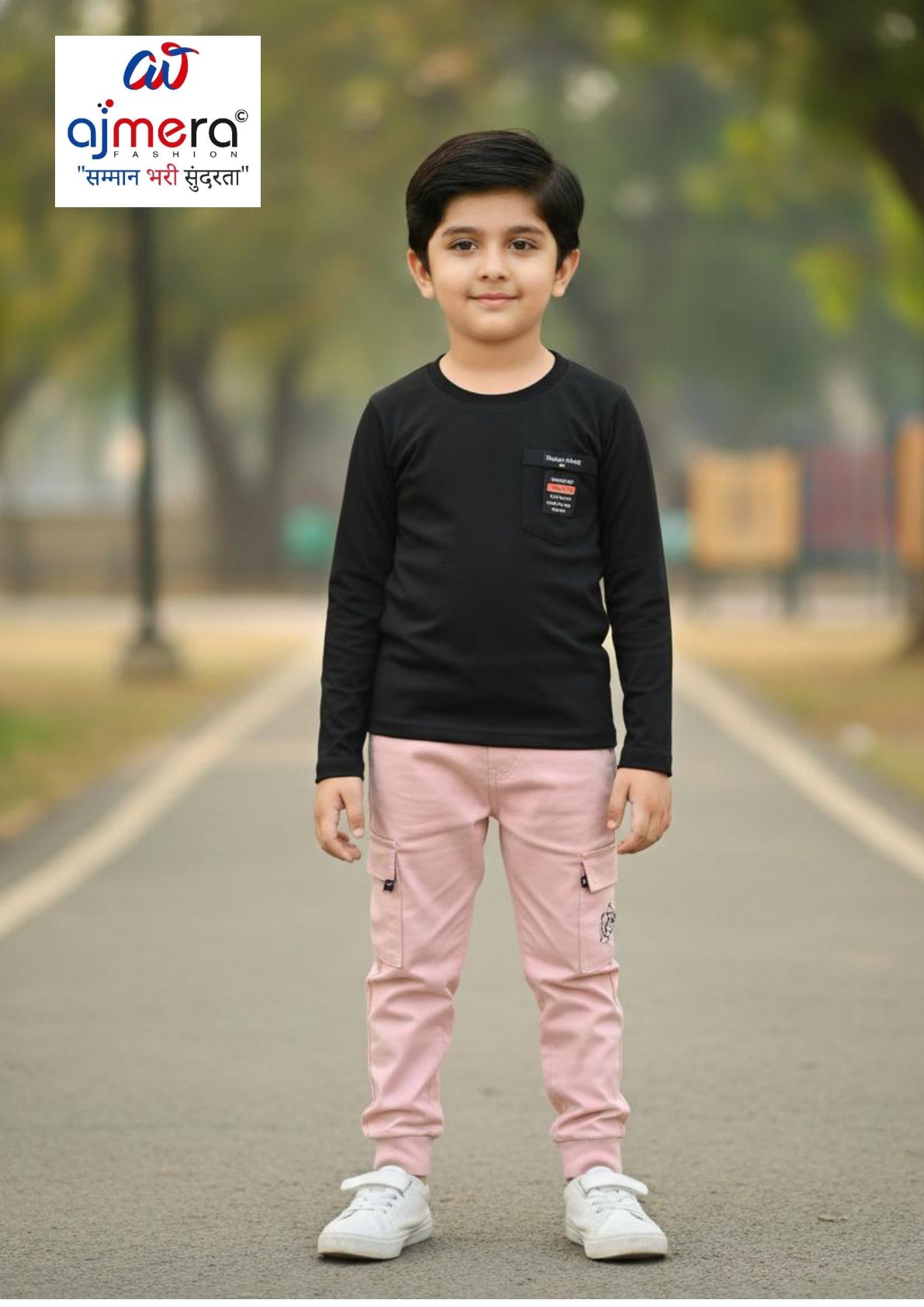 Boys T-Shirt & Pant Set Wholesale in Surat | TBA-FS3631-1