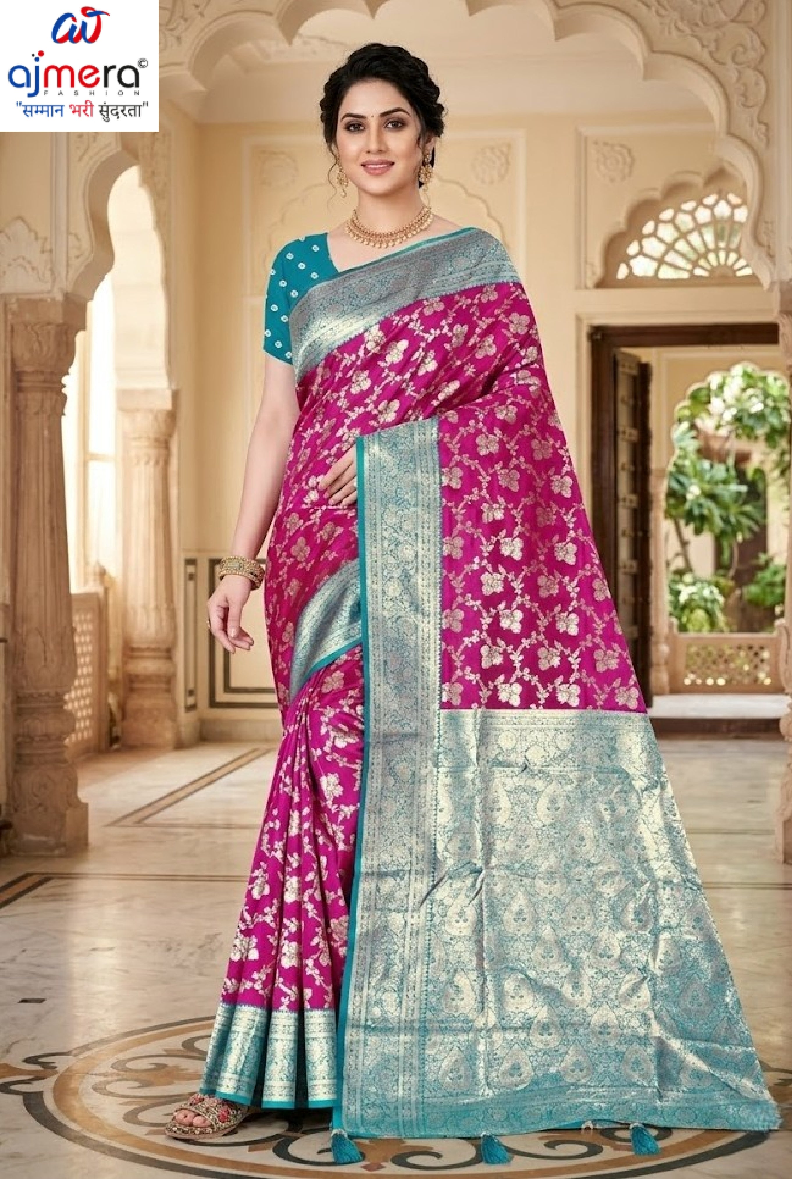 Signature Jacquard Silk Saree With Blouse Piece | TUL-BANARSI PURE SILK VOL-02