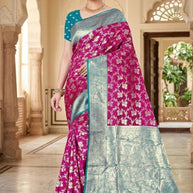Signature Jacquard Silk Saree With Blouse Piece | TUL-BANARSI PURE SILK VOL-02