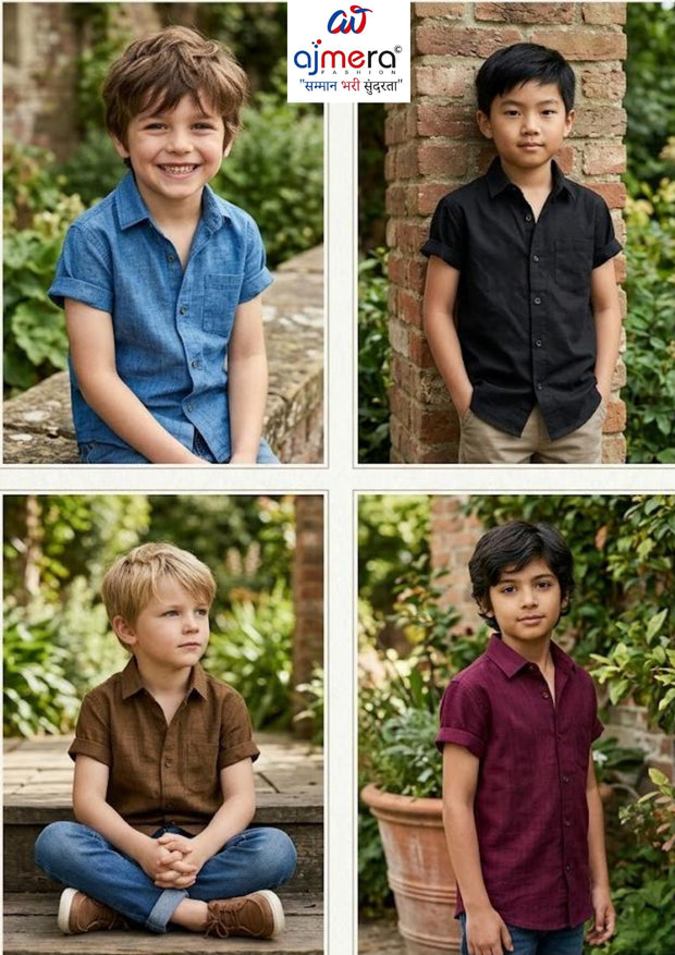 Wholesale Boys Imported Shirt Collection | VNA-N611