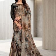 Designer Printed Saree with Blouse Piece for Special Occasions  | RDD-MARTINI