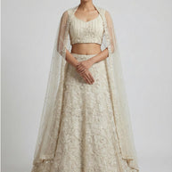Net Embroidery Lehenga Choli Manufacturer Supplier Exporter|AKD-ISHA-5063L