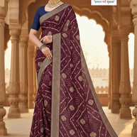 Trendy Printed Saree with Blouse Piece for Women’s Ethnic Wardrobe | GPT-GURUDEV