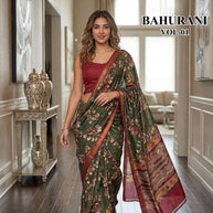 Classic Printed Saree with Blouse Piece for Timeless Traditional Style | RMF-BAHURANI VOL-1