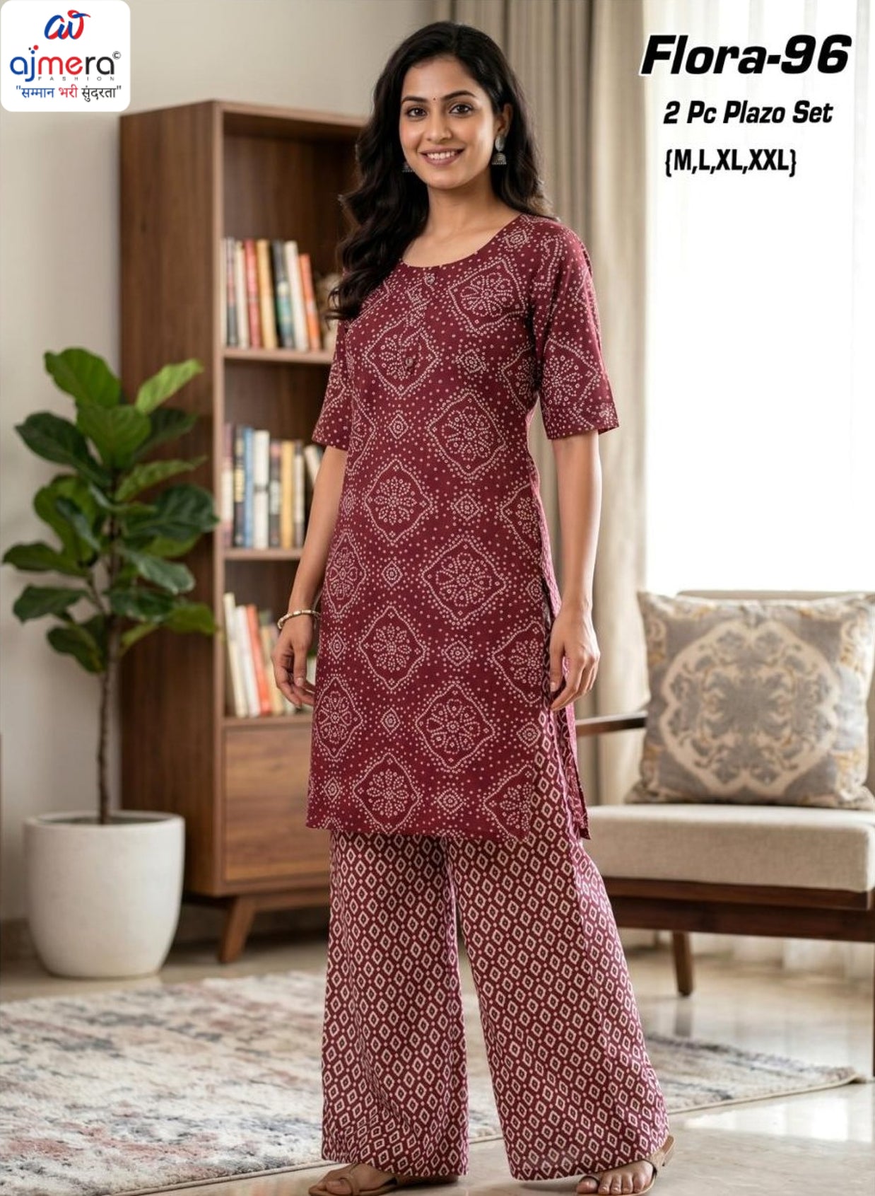 Designer Floral Style Kurti Set for Women | AAC-FLORA