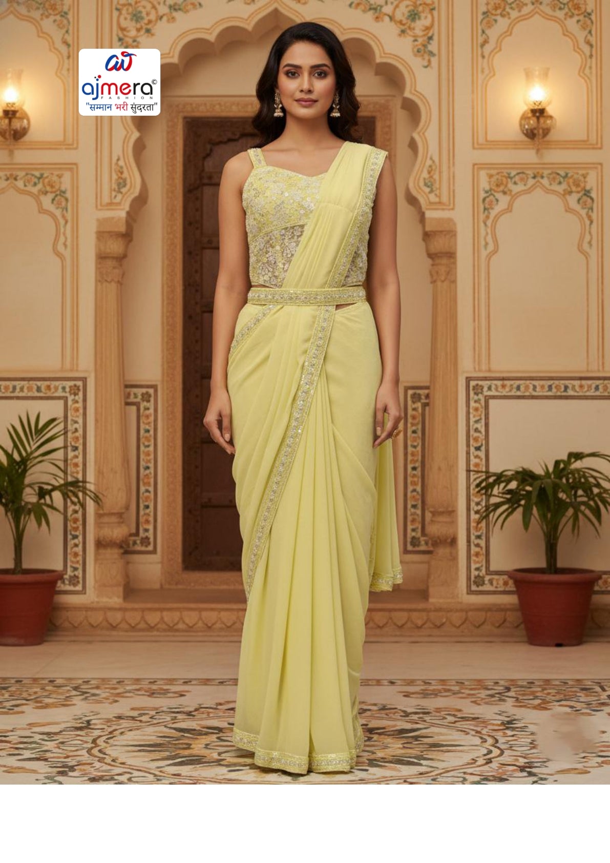 Designer Georgette Gown for Women | SDO-218504