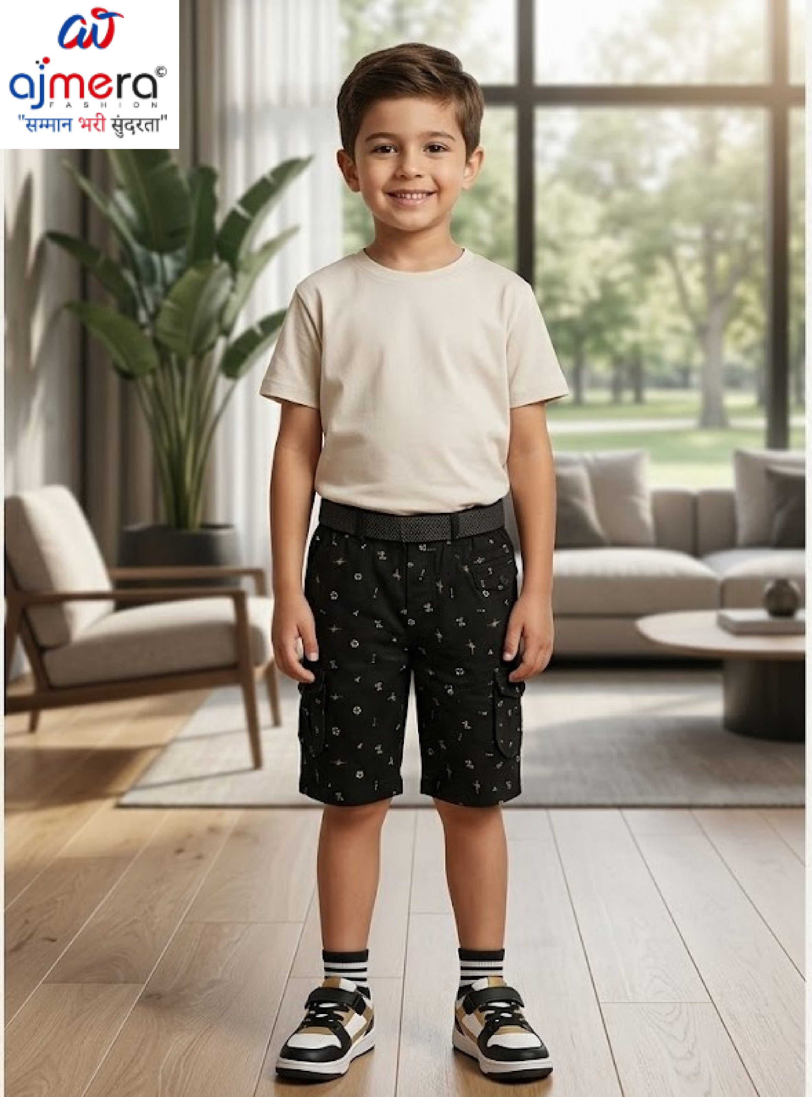 Kids Half Pant Wholesale in Surat | AMJ-6000-12X18