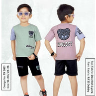 Kids T-Shirt & Pant Set Wholesale in India | TBA-3821