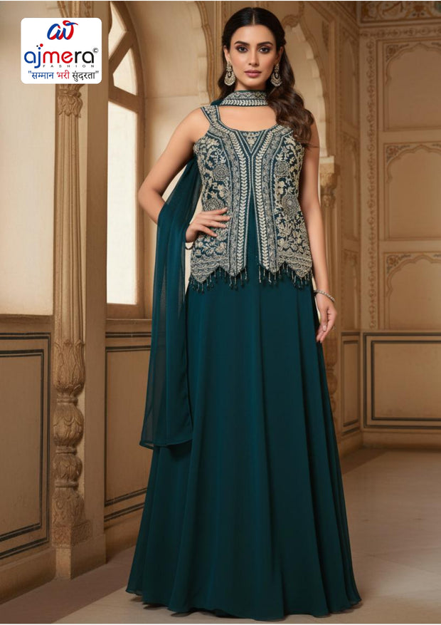 Designer Rangoli Gown for Women | JNX-VAANI854-XL