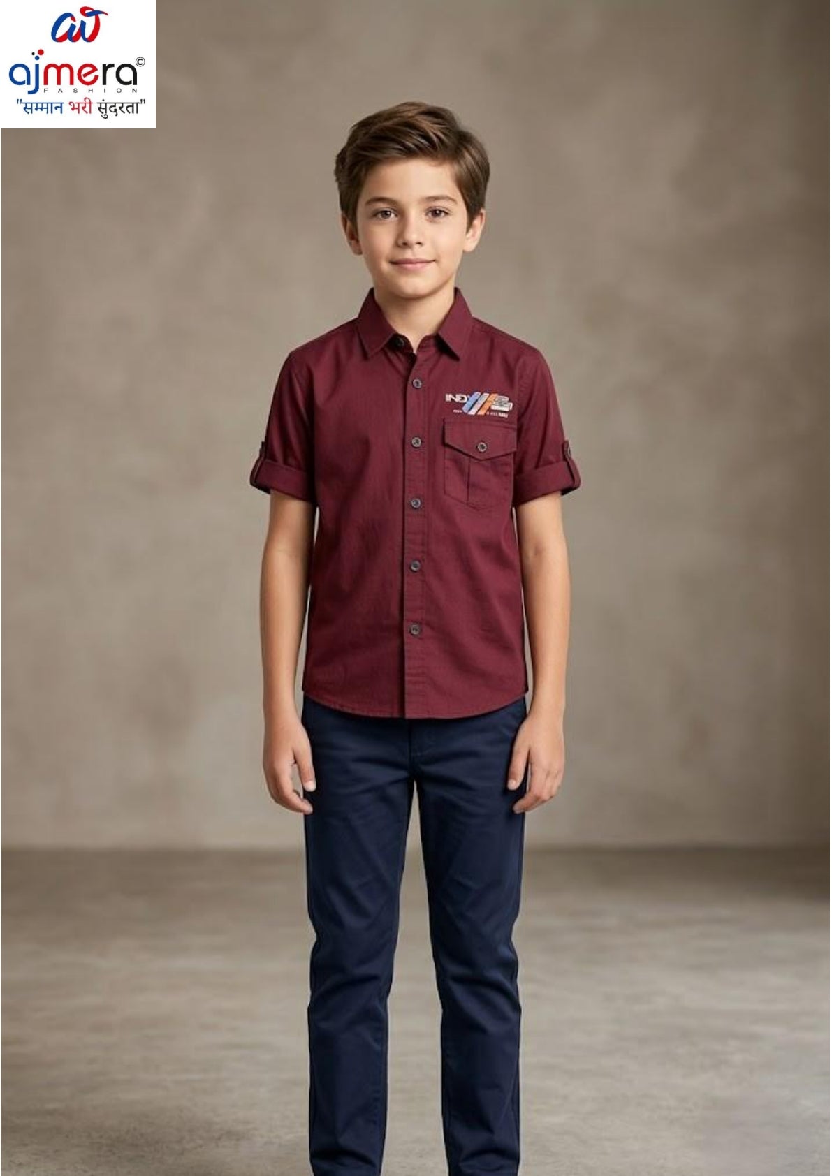Cotton Kids Shirt Wholesale in Surat | RJ9-169