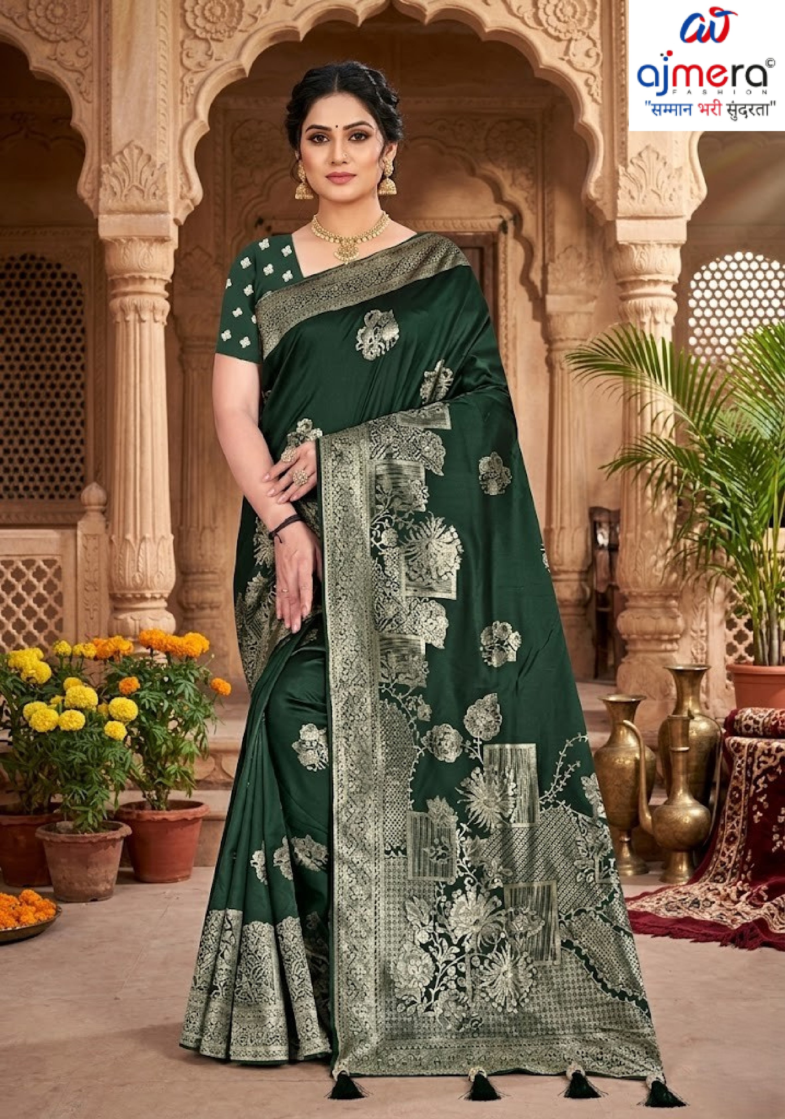 Luxury Jacquard Silk Saree With Blouse Piece | TUL-HUMJOLI SILK VOL-23