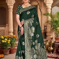 Luxury Jacquard Silk Saree With Blouse Piece | TUL-HUMJOLI SILK VOL-23