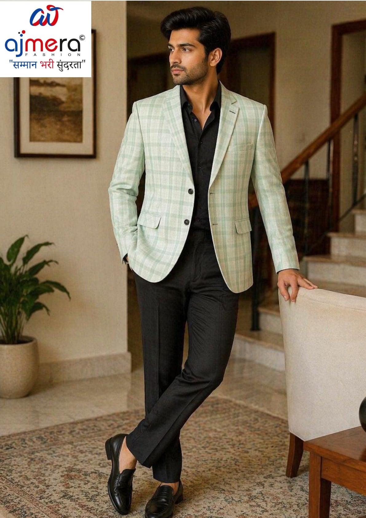 Premium Men’s Formal Blazer for Business & Party Wear | SNA-MBC12476