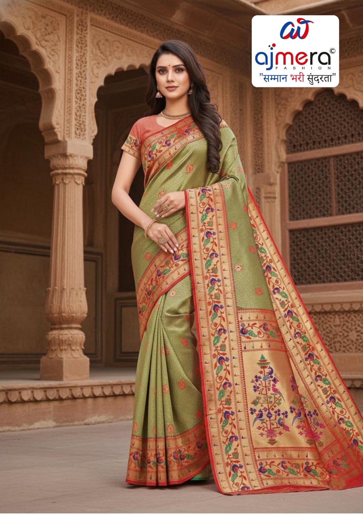 Rich Jacquard Silk Saree without Blouse for Sophisticated Ethnic Style | VDX-MISHKA
