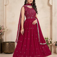 Designer Georgette Gown for Women | SHP-1268